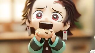chibi-tanjiros-nose-wiggling-intensely-as-he-track 4