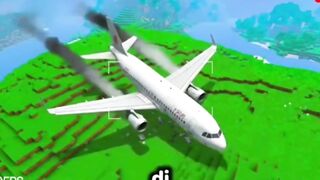 Minecraft Franz dan jojo, monster bangkai pesawat