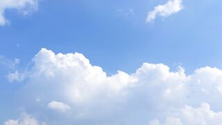 Winter Coat - serene blue sky with fluffy clouds | Trending HD Video