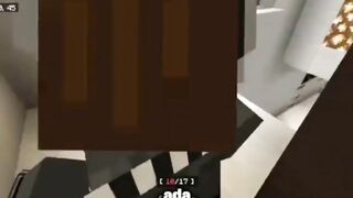 Minecraft franz and jojo, the anomaly creature with long neck