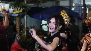 Beautiful tradisional music koplo performance road