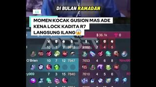 Gusion-nya Mas Ade lagi di kagetin R7.