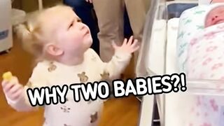 Toddler meeting newborn ????