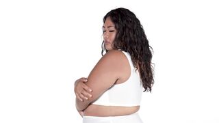 Wonder Woman - plus size model posing for camera | Trending HD Video
