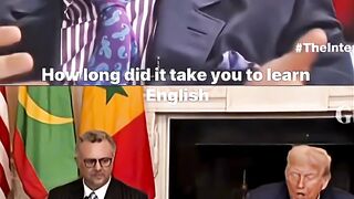 The Interview 2.0 Trump's Epic 'Beautiful English' Fail vs Liberia President ???? - Meltom