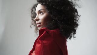 The Pioneer Woman - woman in red dress looking over shoulder | Trending HD Video