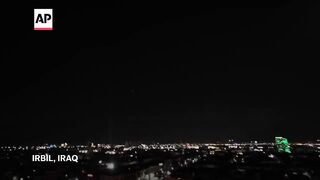 Explosions seen in Iraq as drones target areas around US consulate building.
