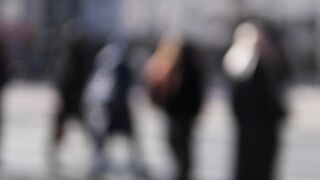 Funny Gift Ideas - blurry cityscape with passing pedestrians | Trending HD Video