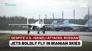 Putin’s Jets With Soviet-era Missiles Guard Iranian Skies As US, Israel Launch Delilah, AGM-88 HARMs.mp4