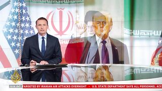 Saudi intercepts drone at Ras Tanurah after Iran strikes base in Qatar and US consulate in Dubai.mp4