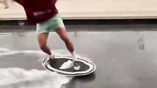 WALKING IN WATER
