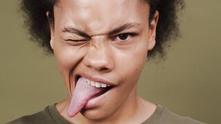 Woman - woman showing wacky faces | Trending HD Video