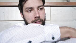 Funnyfuzzy - close up video of a stressed man | Trending HD Video