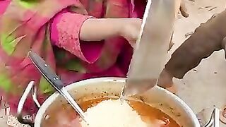 Pakistani village food