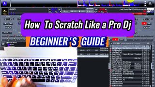 How To Scratch for beginner Djs On Dj Controller????????️ and Laptop keyboard????  #djtutorial #howtodj #controller #howto
