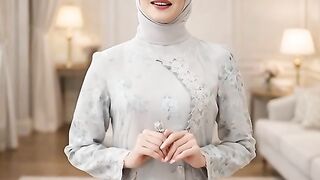 Elegance in Modesty: A Stunning Hijab Fashion Moment