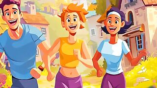 Running Marathon Animation
