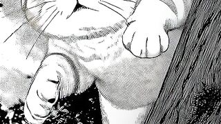 Cute Cat Animation Jumping from Tree go Down 2