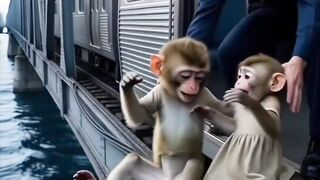 Will they be saved? Monkey siblings in danger! ????????