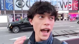 Surviving Times Square NYC lol