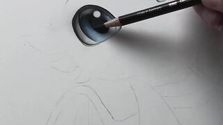 Realistic Light Fury Colored Pencil Tutorial