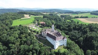 Travelon - aerial view of riegersburg castle in austria | Trending HD Video