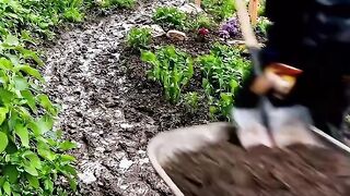 ????From Mud Path to Smart Tire Garden Walkway ????♻️(720P_HD).mp4