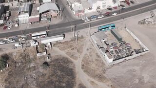 Funnyfuzzy - aerial view of urban cityscape and desert landscape | Trending HD Video