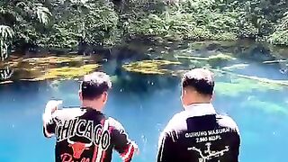 Sumpah ini keren banget  #surgatersembunyi  #telagabiru  #danaukaco  #jangkat  #Merangin