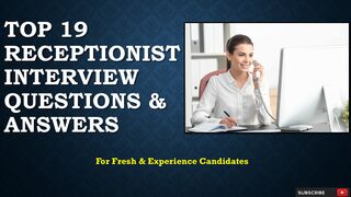 Receptionist Interview Questions & Answers ⚡ |  @AliAzizQualityEducation ​