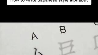 Japanese alphabet
