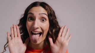 Woman Within - happy woman doing two thumbs up | Trending HD Video