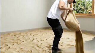 Look at how he transformed this room ????