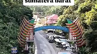 Gerbang perbatasan pesisir Selatan Sumatera Barat