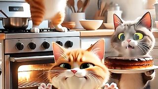 Naughty Cats Causing Chaos in the Kitchen! ????????