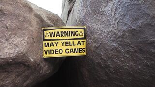 Funny Gift Ideas - a signage in the middle of big rocks | Trending HD Video