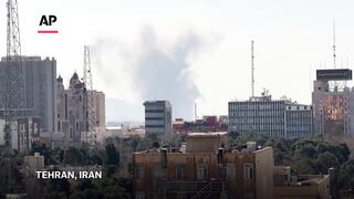Smoke rises in Tehran, Iran after US and Israel airstrikes