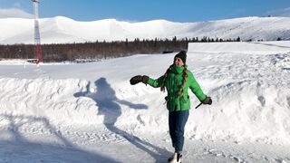 The Shy Snow Woman and the Cursed Ring - a woman dancing | Trending HD Video