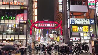 Travel Backpack - vibrant nightlife in kabukicho tokyo | Trending HD Video