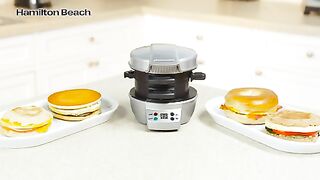 Breakfast Sandwich Maker with Egg Cooker