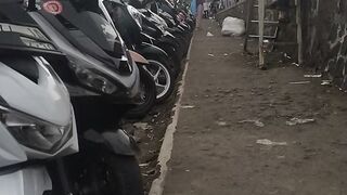 Suasana parkiran di PJC