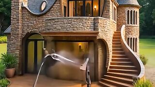 The garden house needs some attention. 1