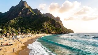 When the sun hides behind the mountains, the waves of the ocean tell stories of love. Good afternoon!