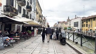 travelite - charming walk along naviglio grande in milan | Trending HD Video