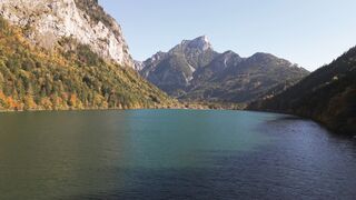 Wallpaper hanging - serene alpine lake in autumn 4k nature footage | Trending HD Video 2