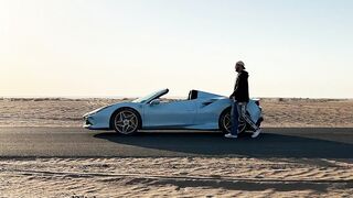 travelite - luxurious convertible in desert sunset | Trending HD Video