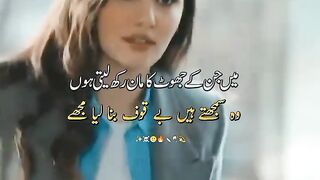 میں جن کے جھوٹ کا مان رکھ لیتی ہوں