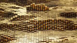 Silly Smile Live Wallpaper 4K - a 3d model of a gold pyramid | Trending HD Video
