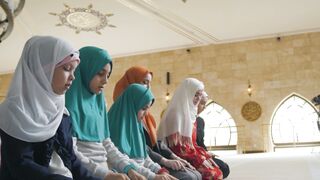 The Wedding People A Novel - group of people praying in the mosque | Trending HD Video