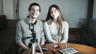 Funnyfuzzy - vloggers smiling in the camera | Trending HD Video